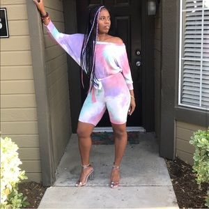 Sherbet Tie Dyed Romper 💕🍧